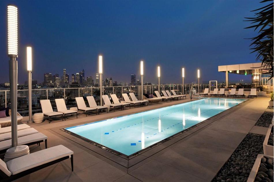 Modern Luxury 2 Bed With Panoramic City Views In Downtown La Лос Анджелис Екстериор снимка